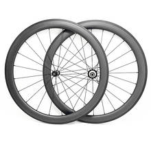 carbon wheelset 700c clincher 50mm clincher AC3 brake side 25mm width R36 ceramics carbon wheels 1510g 1432 Spoke bike wheel 2024 - buy cheap