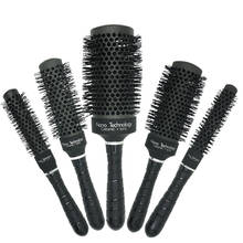 5 Sizes Nano Technology Hair Brush Ceramic Round Comb Professional Hairdressing Ceramic Iron Hair Comb Round Hair Brush 2024 - buy cheap