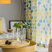 [Filter] Curtain Modern Minimalist Curtain Polyester Cotton Printed Curtain 2024 - buy cheap