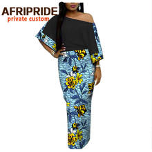 African Dresses for Women Dashiki Long Maxi Dress Mesh Long Sleeve Peplum Ruffles Maxi Dress African Clothing Party A1825093 2024 - buy cheap