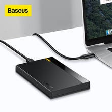 Чехол для внешнего жесткого диска Baseus, с переходником 2,5 SATA на USB 3,0, чехол для SSD, чехол Type-C 3,1 2024 - купить недорого