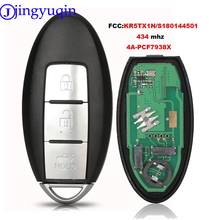 jingyuqin 3 Buttons Smart Remote Key 433Mhz 4A/PCF7938x Chip For Nissan Altima 2019 Control Full Key 2024 - buy cheap