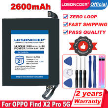 LOSONCOER 2600mAh BLP749 Battery For OPPO Find X2 Pro X2Pro 5G Mobile Phone Battery 2024 - buy cheap