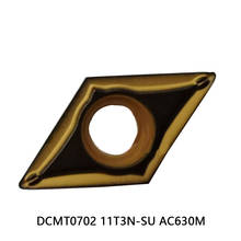 Original DCMT070202N-SU DCMT070204N-SU DCMT070208N-SU DCMT11T302N-SU DCMT11T304N-SU DCMT11T308N-SU AC630M Carbide Inserts for M 2024 - buy cheap