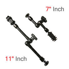 7 / 11 Inch Adjustable Friction Articulating Magic Arm + Super Clamp Crab Clip for DSLR LCD Monitor LED Light Camera Accessories 2024 - buy cheap