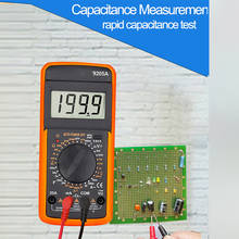 Professional Digital Multimeter AC DC Voltmeter Digital Ammeter Resistance Capacitor HFE Diod Tester Multimeter Electrician Tool 2024 - buy cheap