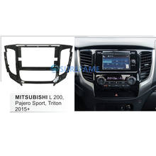 9 inch Car Radio Fascia for MITSUBISHI L200, Pajero Sport, Triton 2015+ (Auto Aircon) Panel Dash Kit Adapter Bezel Plate Facia 2024 - buy cheap