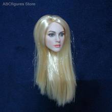 In Stock Collectible 1/6 Scale Female Head Carving with Blonde Hair Head Sculpt Model Kate Middleton for 12'' Figure Body 2024 - buy cheap