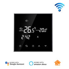 AC220-240V WiFi LCD сенсорный экран дисплей времени термостат Еженедельный программируемый Электрический/вода/бойлер температурный контроллер 2024 - купить недорого