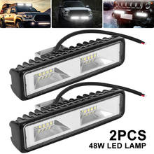 48w LED Work Light Bar Flood Spot Lights Driving Lamp Offroad Car Truck ATV LED light headlights car lights Light Bar/Work Light 2024 - buy cheap