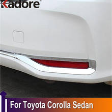 For Toyota Corolla Sedan 2019-2021 2022 Chrome Rear Fog Light Lamp Bulb Cover Trim Foglight Shade Hood Accessories Car Styling 2024 - buy cheap