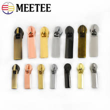 40Pcs Meetee Zipper Sliders For 5# 3# Nylon Zippers Down Jacket Pocket Zips Head Bag Repair Kits DIY Accessories 2024 - buy cheap