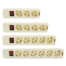 Without Wire Power Strip regleta enchufe multiprise 3-6 Ways EU Outlets Socket with Switch extension socket 2024 - buy cheap