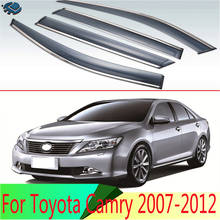 Visera Exterior de plástico para Toyota Camry, parasol para ventana, protector contra la lluvia y el sol, Deflector, 2007, 2008, 2009, 2010, 2011, 4 Uds. 2024 - compra barato