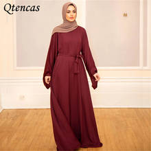 Eid Mubarak Dubai Abaya Turkey Muslim Fashion Plain Abayas for Women Turkish Hijab Dresses Islamic Clothing Vestidos Musulmanes 2024 - buy cheap