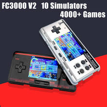 FC3000 IPS Screen Retro Handheld Video Game Console Built-in 4000+ Classic Games Portable Console 10 Format Game AV Out Put 2024 - buy cheap