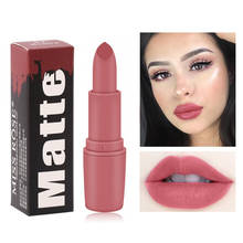 Matte Lipstick Waterproof Long Lasting Velvet Matt Lip Stick Makeup Sexy Nude Red Brown Pigments Lipsticks Beauty Cosmetic Tools 2024 - buy cheap