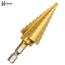 1pcs HSS Steel Titanium Step Drill Bit 4-22mm Step Cone Cutt Tools Woodworking Wood Metal Drill Bit Set 2024 - buy cheap