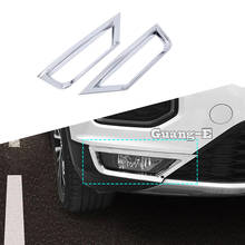 Capa de farol dianteiro para volkswagen vw escapamento, lâmpada cromada, luz de neblina, para os modelos 2017, 2018, 2019, 2020 e 2021 2024 - compre barato