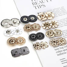5 Sets Metal Press Studs Sewing Button Snap Button Fastener for Handbag Purse Wallet Bags Parts Leather Craft Coat Accessories 2024 - buy cheap