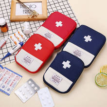 Mini BOLSA DE MEDICINA portátil, Kit de primeros auxilios, Kits de emergencia médica, viaje al aire libre, bolsa de almacenamiento de píldoras de medicina, caliente 2024 - compra barato