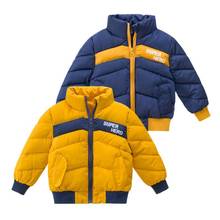 Детское зимнее хлопковое пальто, одежда для маленьких мальчиков, куртки для мальчиков, детская зимняя куртка для маленьких мальчиков, 3 вида цветов, Детские пальто, 2020 2024 - купить недорого