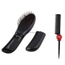 Fast Shipping New 1pcs 2021 Electric Vibrating Hair Brush Comb Black Hair Scalp Head Blood Circulation Massager Brush Black 2024 - buy cheap