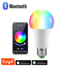 Smart E27 LED RGB RGBW RGBWW Magic light Bulb lamp 5W 10W 15W 110V-220V LED Spotlight + IR Remote or Bluetooth 4.0 APP Control 2024 - купить недорого