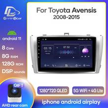 Prelingcar Android 10.0 For Toyota Avensis 2009 10 11 12 13 14 15 Car Radio Multimedia Video Player GPS Navigation NO DVD 2Din 2024 - buy cheap