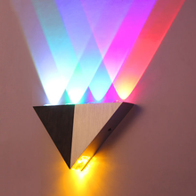 Modern Triangle 5W LED Wall Sconce Light Fixture Hallway Up Down Wall Lamp Home Theater Studio Restaurant Hotel Decor Lighting 2024 - buy cheap