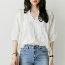 Blusa feminina manga comprida vazada 2021, camiseta feminina branca 2024 - compre barato