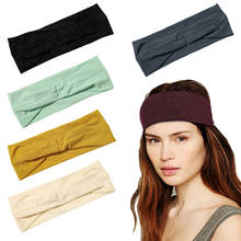 Fashion Headbands for Women Movement Elasticity Hair Band Colorful Solid Color Headband for Washing Hair Bands Hair Accessories 2024 - buy cheap