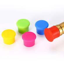 Tampas de silicone reutilizáveis e confortáveis, rolhas de silicone para vinho, tampa da garrafa sem vazamento, selador de garrafas, 1 peça