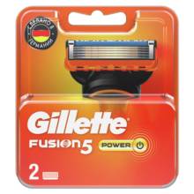 Сменные кассеты Gillette Fusion5 Power 2 шт. 2024 - купить недорого