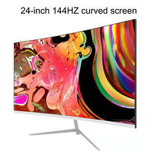 24 Inch PC LCD Monitor 144Hz Lps Display HD Desktop Gaming Gamer Computer Screen Flat Panel HDMI-compatible/DP White