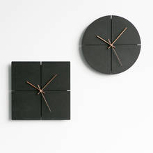 Relógio de parede moderno, simples, americano, sala de estar, arte criativa, personalidade, silencioso, sala de jantar, relógio de parede 2024 - compre barato