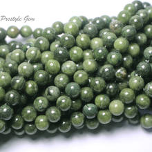 Meihan wholesale (3 strands/set) 10mm Natural Green jade smooth Round Loose Beads for DIY Semi-precious Stone 2024 - buy cheap
