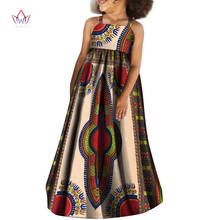 Customize Children African Clothes Girl Fashion Dress African Dashiki Print Clothing Girl Sleeveless Long Dress Skirt WYT502 2024 - buy cheap