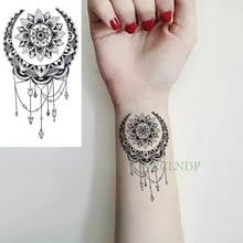 Waterproof Temporary Tattoo Stickers Lotus Totem Dreamcatcher fake Tatto Flash Tatoo Tatouage Hand Back Foot for Girl Women Men 2024 - buy cheap