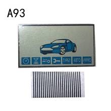 20 pçs/lote A93 A93 LCD display de papel de zebra para Starline controle remoto Lcd 2 Chaveiro Fob Chaveiro forma do carro sistema de alarme 2024 - compre barato