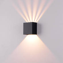Lámparas de pared LED modernas e impermeables para Hotel, lámparas de pared de 6w cree, cuadradas, simples y ajustables, 2021 2024 - compra barato