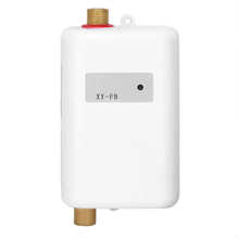 White Mini Tankless Instant Hot Water Heater Bathroom Kitchen Washing for Hot and Cold Dual-use Water Heater 2024 - купить недорого