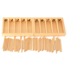Juguetes de madera para niños Montessori caja de husillo de aprendizaje educación juguetes de matemáticas juguetes educativos preescolares B1266T 2024 - compra barato