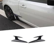 2PCS For Toyota GT86 Carbon Fiber Material Side Skirts Splitters Canards For Subaru BRZ Car Decorative FRP Decorations 2024 - buy cheap