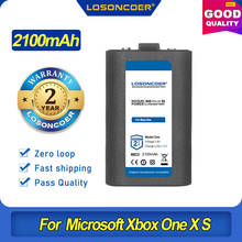 LOSONCOER-Batería de repuesto 100% Original para mando de Microsoft XBOX ONE, mando inalámbrico, Joypad, 2100mAh 2024 - compra barato