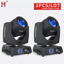 DXS Stage Lights 230W 7R Moving Head Beam Light Gobos&Colors&Prism Effect For profession Dj Disco Show Lighting (2Pcs/Lot) 2024 - buy cheap