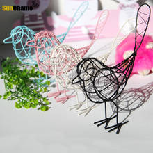 Simple Iron Bird Statue Abstract Miniature Antique Animal Pastoral Desk Home Decoration Accessories for Living Room Creative 2024 - buy cheap