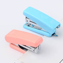 Kawaii Mini Stapler Candy Color Hand Stapler Plastic Manual Paper Stapler Use NO.10 Staples Supplies School Student Stationery 2024 - buy cheap