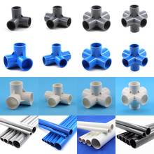 2pcs 3 Colors 20~32mm PVC Pipe Connectors Garden Water Pipe Equal Tee Cross Connectors Joint Home Storage Brackets Accessories 2024 - buy cheap