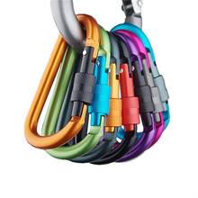 Carabiner Climbing Colorful Locking Type D Keychain Quickdraw Carabiner Buckle Survival Camping Gear Outdoor Tools 2024 - buy cheap